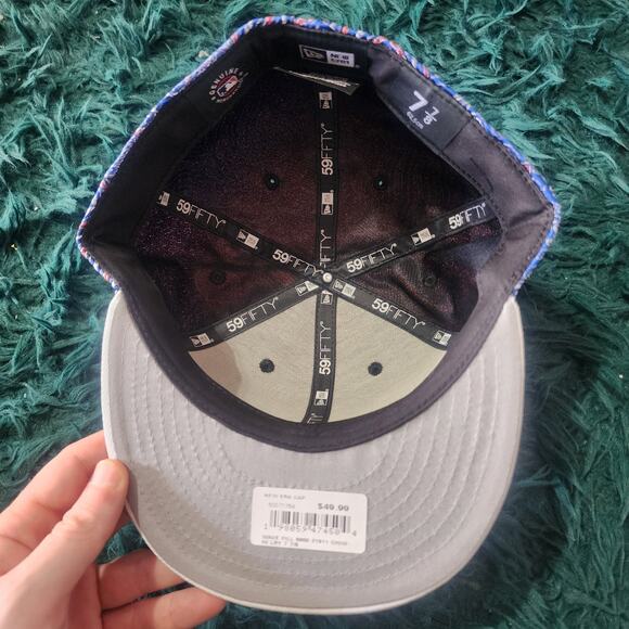 New Era 59FIFTY Chicago Embroidered Pattern Fitted Hat Size 7 7/8 (62.5cm) - Picture 5 of 6